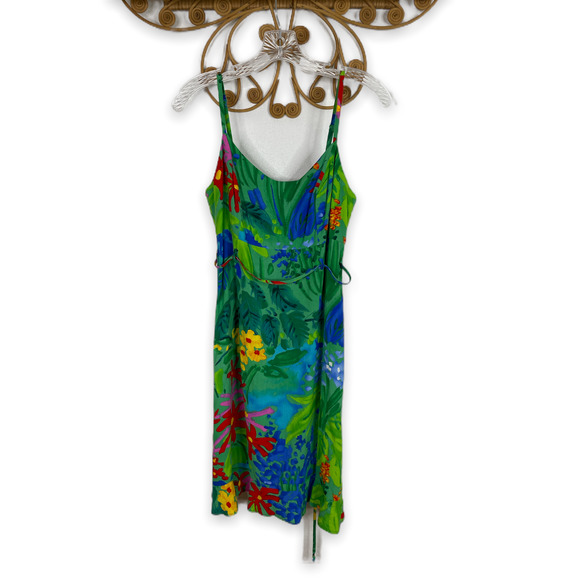 Jams World Dresses Jams World Vintage Sea Flower Green Floral Mini